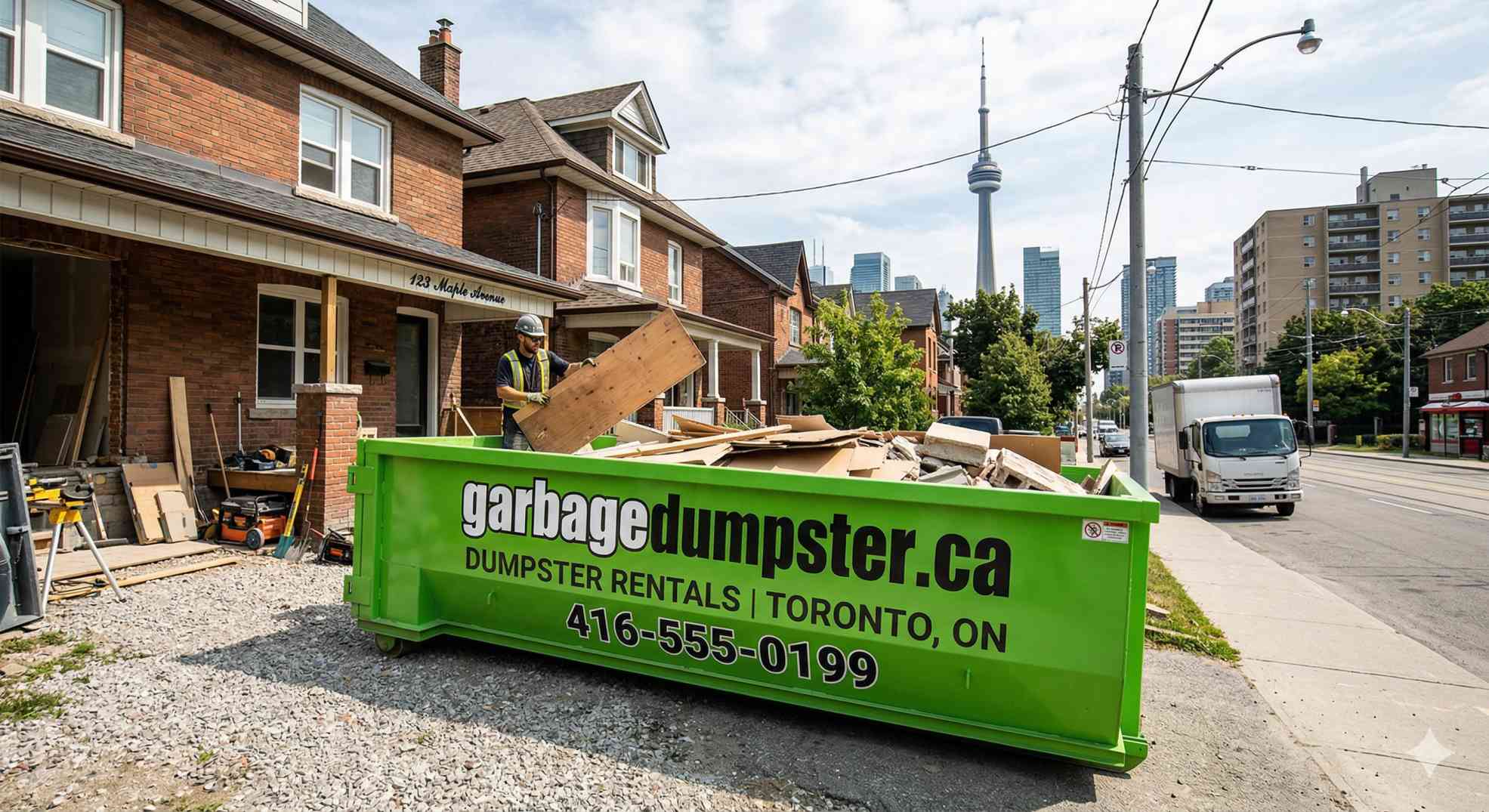 Dumpster rentals in Toronto, Ontario