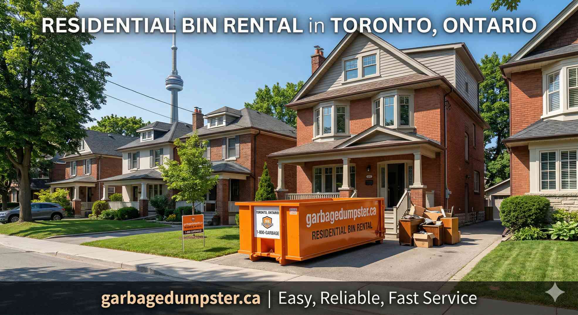 Residential bin rental in Toronto